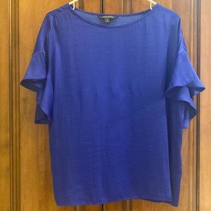 Banana Republic flutter sleeve silky blouse